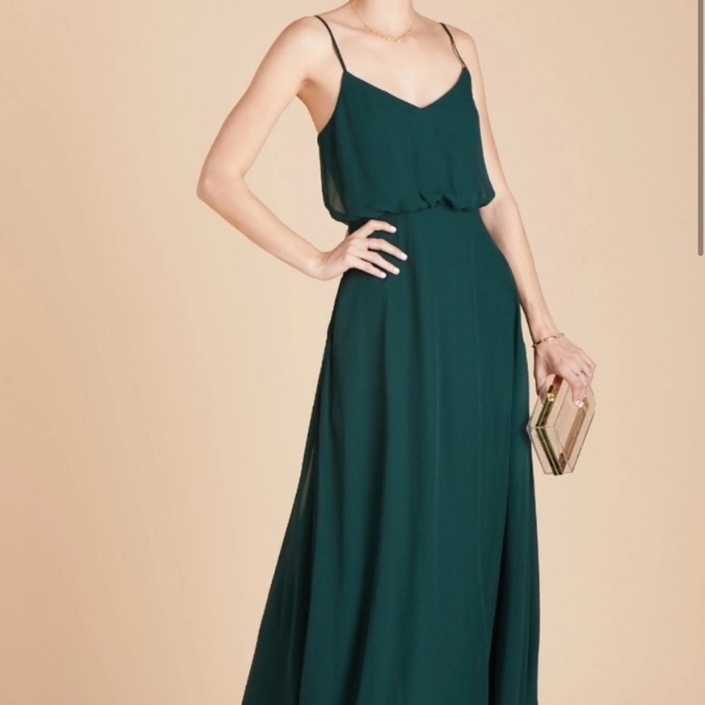 Emerald Green Gwennie Birdy Grey Bridesmaid Dress